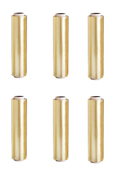 DÜNYAPACK Stretch Film Food Stretch 45 Cm 300 Mt 8 Micron (6 Pieces)