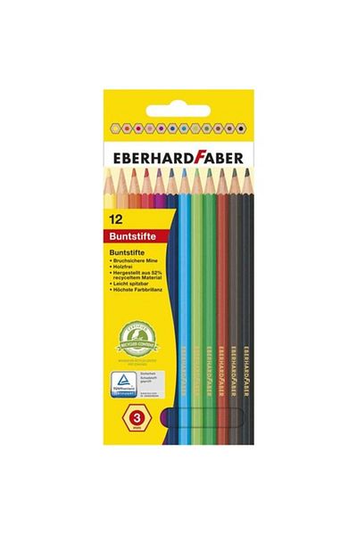 Eberhard Faber 12 Dry Crayons Ef- 514812