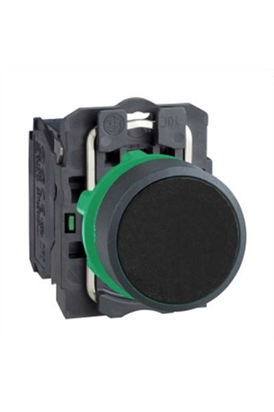 Schneider Electric سلسلة شنايدر Xb5aa21 البلاستيكية - زر أسود زنبركي 22 مم
