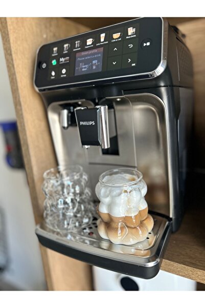 KÜÇÜK EW Boncuk Şekli Isıya Dayanıklı Borosilikat Bardak | Kahve Ve Sunum Bardağı | Borosilikat Bardak