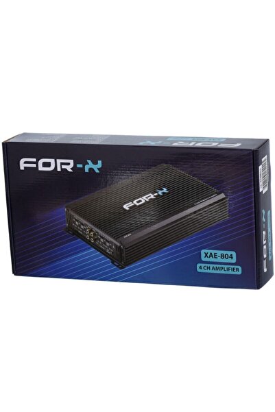 For-X Xae-804 4x80rms 4 Kanal Oto Amfi