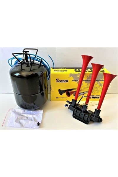 Seger Havalı Dali Dali Saydırmalı Arap Korna Tüp Set *12 Volt*
