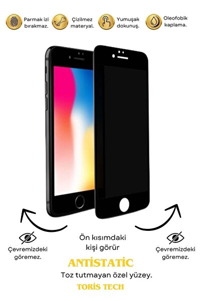 İphone 8 Uyumlu 3D Hayalet Cam Ekran Koruyucu