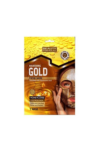 BEAUTY FORMULAS Gold Honeycomb Mask Balpette Mask 1 Piece