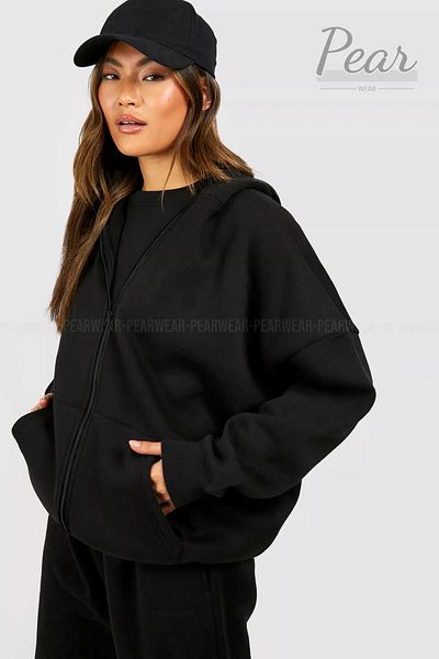 Pear Wear Hanorac cardigan cu glugă pentru femei