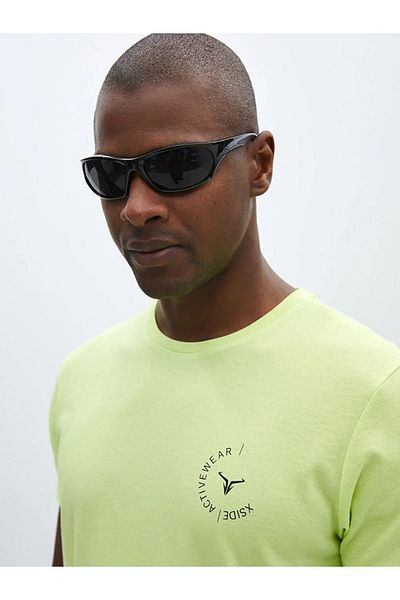 LC Waikiki XSIDE Crew Neck Short Sleeve Printed Combed Cotton Men's T-Shirt