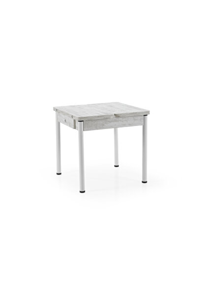 VETROWOOD Kare Açılır Masa 80*80 cm Açık 80*160 cm