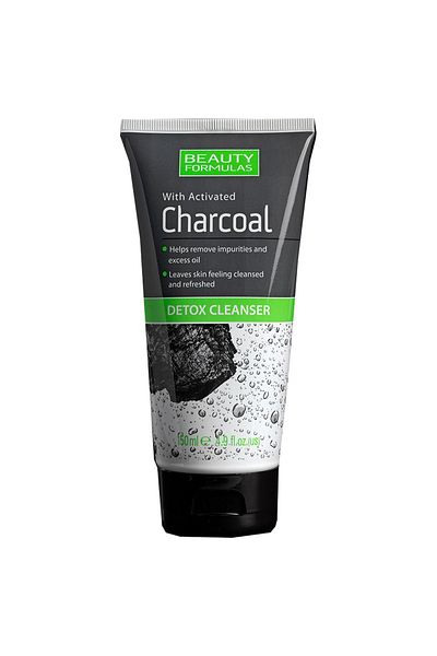 BEAUTY FORMULAS منظف التخلص من السموم بالفحم 150 مل5012251012256