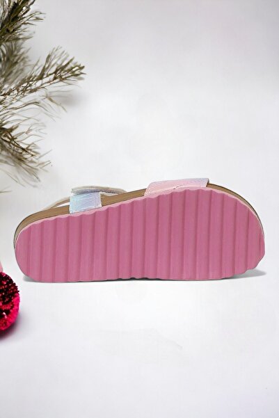 Ponchiq Dívčí sandály - přechod barvy