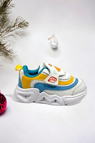 Ponchiq Unisex dětské sportovní tenisky s podrážkou z paměťové pěny na suchý zip