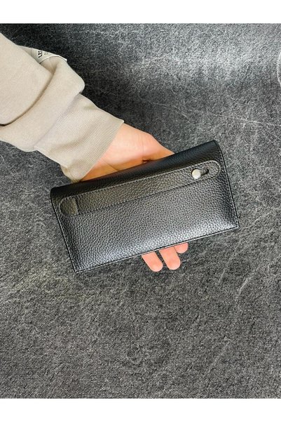 SANAT LEATHER Sl-2161 Genuine Leather Unisex Portfolio Wallet with Phone Compartment