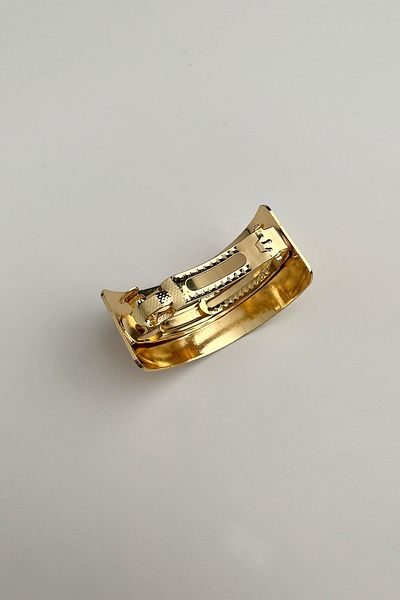 Modex Curved Oval Plate Automatic Buckle (Width:2.5 Length: 7cm)