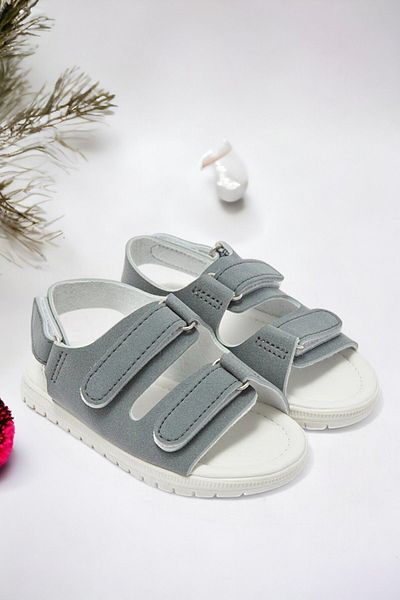 Ponchiq Velcro Double Strap Unisex Children's Sandals