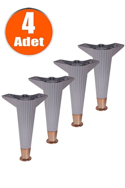Badem10 Unitate TV Consolă Antracit 22 Cm - Mobilier Canapea Fotoliu Picioare (4 BUC.)