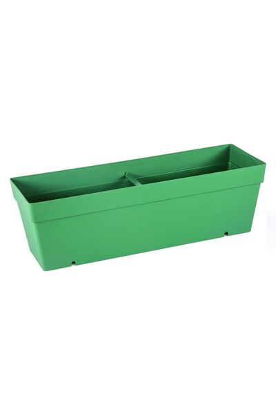 ToXA 10.8 Litre Yeşil Yalı Balkon Saksı Drenajlı Izgaralı Plastik Bahçe Veran...