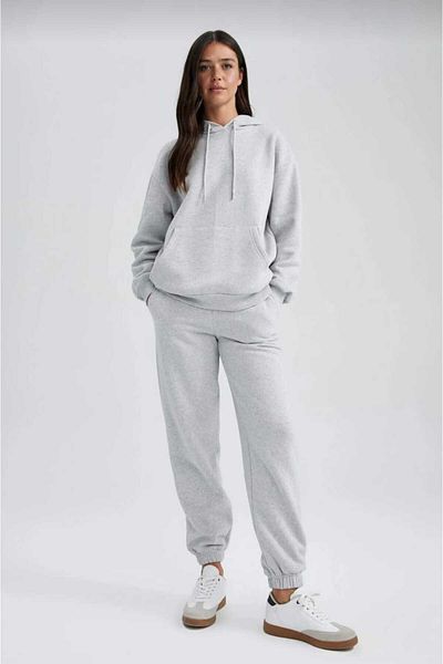 belean Γκρι αθλητική φόρμα Jogger - Raised and Unprinted