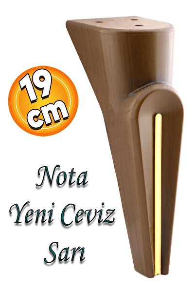 Badem10 Nota Mobilya Kanepe Tv Ünitesi Konsol Koltuk Ayağı Ayakları Ahşap Des...