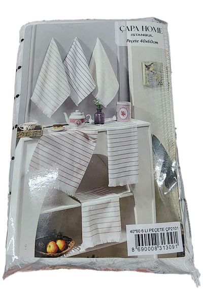 Çapa Home Çapa Home Βαμβακερές Πετσέτες 6 Συσκευασιών - Πετσέτες Κουζίνας