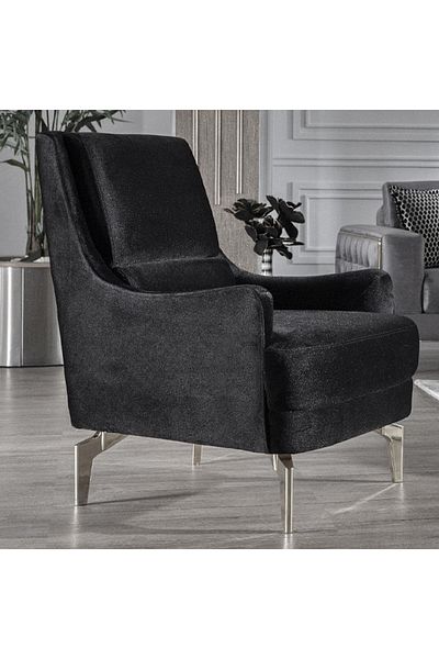 Badem10 Logan Luxury Furniture Sofa Tv Unit Console Chair Leg 19 Cm Chrome Legs