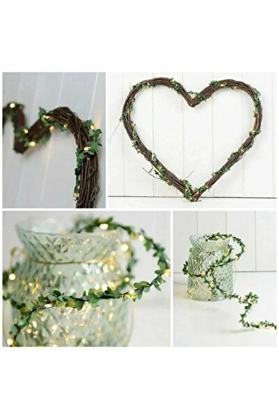 YASİMA 3 METRE TEL SARMAŞIKLI PİRİNÇ LED EV DEKOR DOĞALGAZ BORUSU KAPLAMA