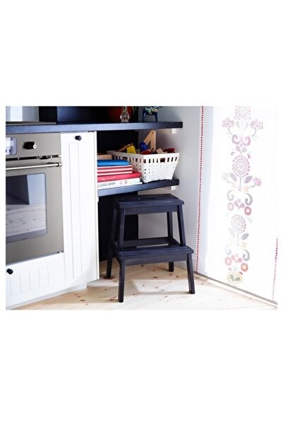 IKEA Bekvam Basamaklı Mutfak Tabure Merdiven - Siyah Renk