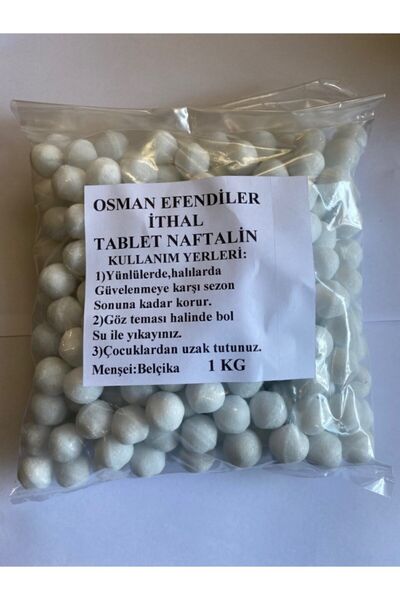 osmanefendiler Tablet (BİLYA) Naftalin 1 Kg 2025 Model