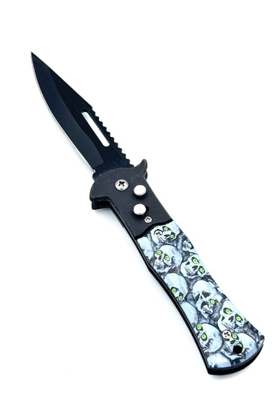 Nokta Outdoor KURU KAFA DÜĞMELİ  KİLİTLİ 20 CM ÇAKI KEMER KLİPSLİ