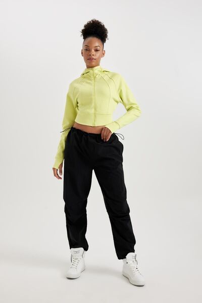 DeFacto Long Sweatpants with Flexible Bands - Parachute Pockets B1973ax23au