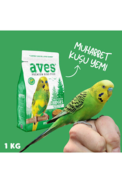 AVES Kaliteli Aves Muhabbet Yemi 1 KG Kuş Yemi Premium