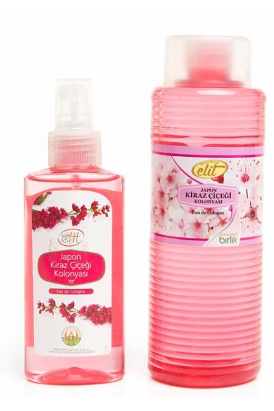 Elit Japon Kiraz Kolonya Seti 1 Adet 400 ML,1 Adet 150 ML Sprey