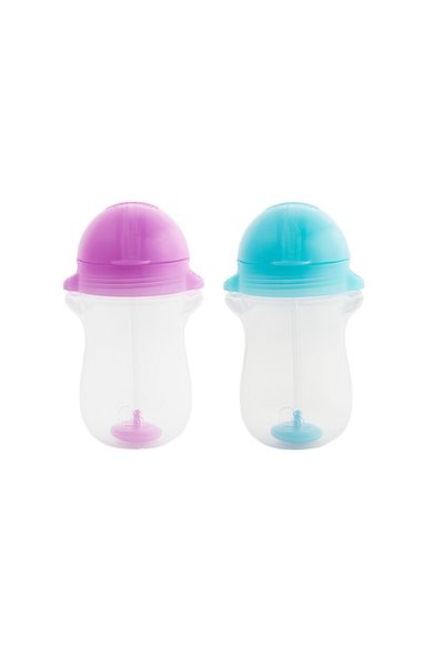 Munchkin 12Ay+ Purple-Blue Click Lock Spout Drinking Cup - 296ml