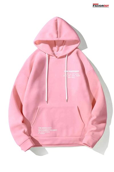 FAVORİST Φούτερ με κουκούλα UNISEX Oversize - Happiest Printed