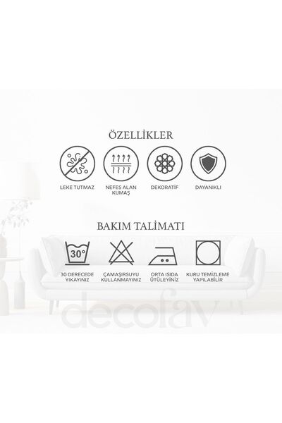 DECO М'яка подушка-подушка з індіго