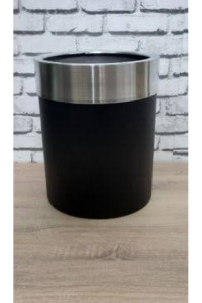 RUZGARCİCEK Rüzgar Yapay Çiçekçilik Metal Saksı 40x30 Siyah