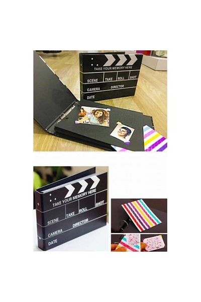 nesever DIY Album Notebook with Clapperboard Design