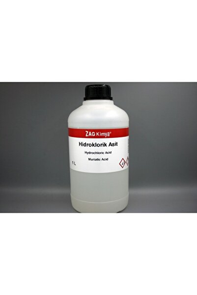 ZAG KİMYA Hidroklorik Asit (TAŞ ASİDİ) %30-33 Chem Pure 1lt