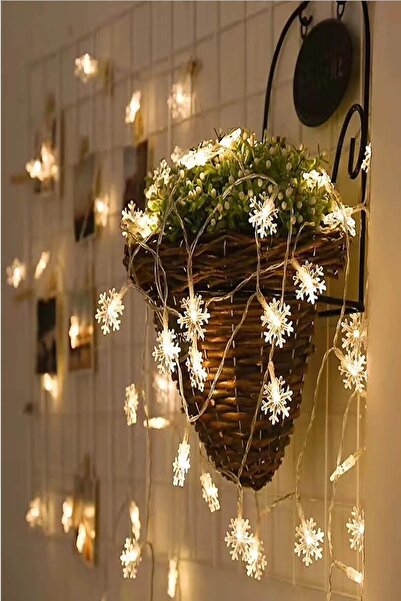 TechnoSmart Dekoratif Kar Tanesi Model Şerit Led (20'li)