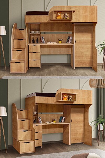 Setay Ranza, Litera Ranza Dolap Çalışma Masası, Açık Ceviz
