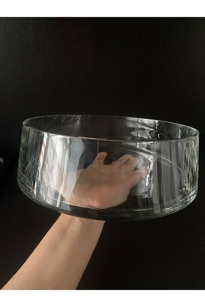 Paşabahçe Mercury Glass Salad Bowl 28 cm