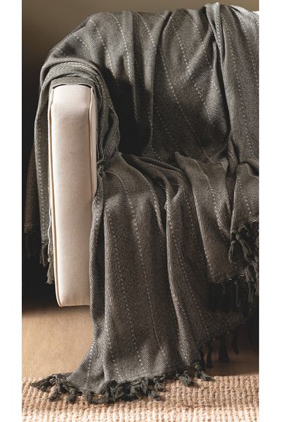 Lux Touch Lina Khaki Cotton Tufted Sofa Cover - 170 X 210 cm Sofa Sofa Bed Divan Cover