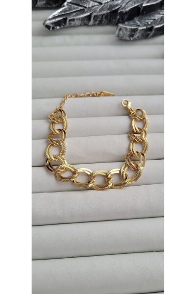 GOLD-PLATED MILKY WAY BRACELET ON STEEL