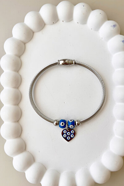 Fubena 5004 Kalp Sallantılı  Çelik Bileklik