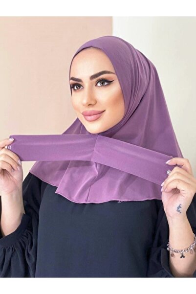 Organic Scarfs Tesettür Çıtçıtlı Hijab Bone Günlük Kullanıma Uygun