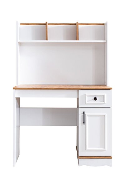 Setay Bilgisayar Masası, Felix Üniteli Çalışma Masası - Ceviz