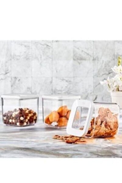 VİP AHMET 700 ml Square Vacuum Storage Container Set of 12