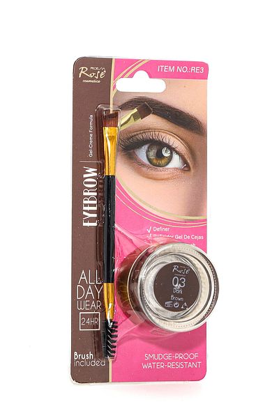 Roesıa Rose Cosmetics كريم جل الحواجب وكريم جل الحواجب من روز سينجل