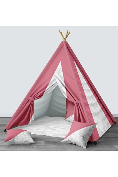 Setay Lilyum Genç Odası Takımı Uyumlu Dijital Baskılı Minderli Oyun Çadırı