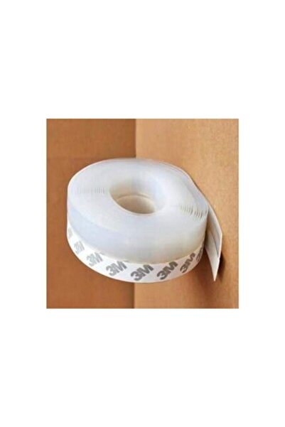 3M 6 Metre Şeffaf Rüzgar Geçirmez Silikon Sızdırmazlık Şeridi Kapı Sızdırmazl...