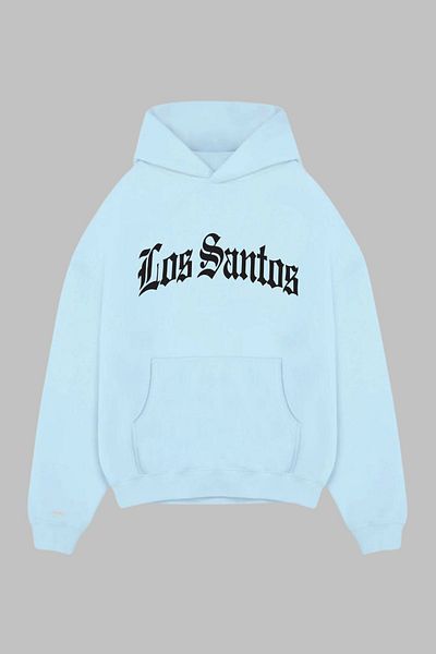 Nyda Collections Santos nyomtatott unisex oversize hanorac cu glugă - mânecă lungă, buzunare