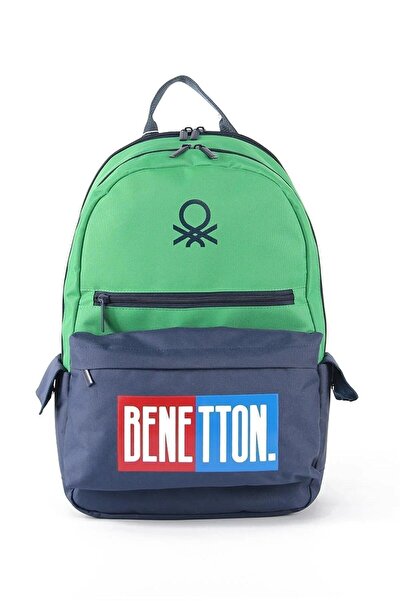 United Colors of Benetton Rucsac școlar Benetton cu două compartimente 03785-1